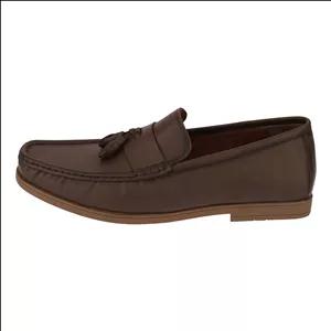 کفش کالج مردانه چرم مشهد مدل J6166-091