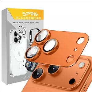 محافظ لنز دوربین فلزی اسپریگ مدل All-Round-IP مناسب برای گوشی موبایل اپل Iphone 17 Pro
