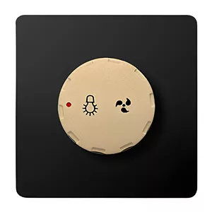 کلید دیمر صنایع آسیا الکتریک مدل کریستال BLK-GLD