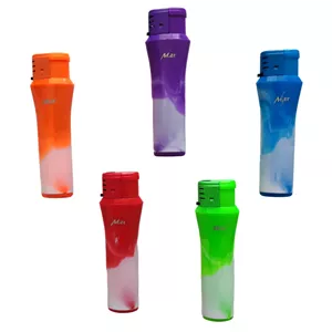 فندک مکس کمرباریک مدل المنتی بسته 5 عددی