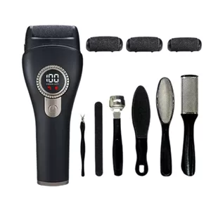 سنگ پا برقی مدل YC-012 به همراه ست پدیکور بسته 10 عددی