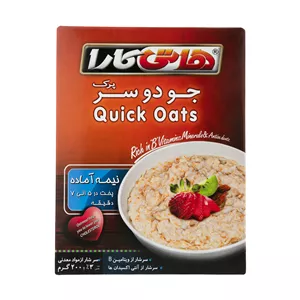 جو دو سر پرک نیمه آماده هاتی کارا - 200 گرم 