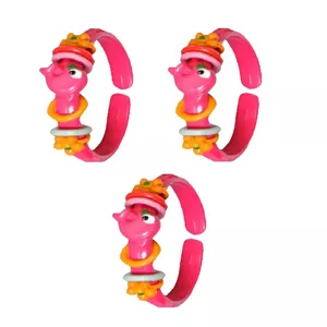 دستبند دخترانه مدل رنگین کمان بسته 3 عددی