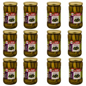 خیارشور ممتاز انتخاب - 640 گرم بسته 12 عددی