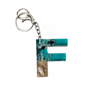 جاکلیدی مدل رزینی طرح دریا حرف F