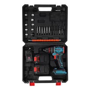 مجموعه 27 عددی دریل پیچ گوشتی شارژی سه نظام 10 میلی متری 220 ولت باس مدل BS-6006
