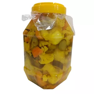 ترشی مخلوط درشت - ۲۰۷۰ گرم