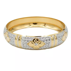 تک‌پوش طلا 18 عیار زنانه رضا گلد مدل گلبرگ سایز 2