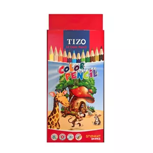 مداد رنگی 12 رنگ تیزو مدل STUDENT