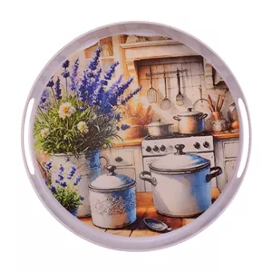 سینی  دسته دار مهروز مدل 917 kitchen سایز 30×30 سانتی متر
