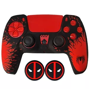  محافظ دسته بازی پلی استیشن 5 طرح عنکبوت مدل SPIDER PS5633 به همراه روکش آنالوگ