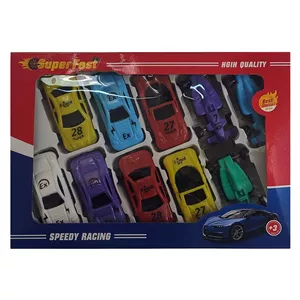 ماشین بازی سوپر فست مدل speedy racing مجموعه 10 عددی