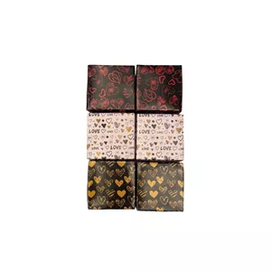 جعبه جواهرات و ساعت مقوایی مدل بالش دار camel 029 بسته 6 عددی