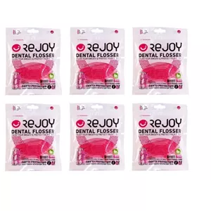نخ دندان ریجوی مدل DENTAL FLOSSER مجموعه 6 عددی