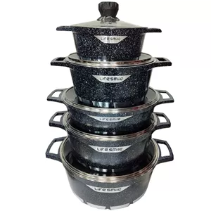 سرویس قابلمه 10 پارچه لایف اسمایل مدل FLCM