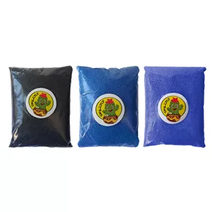 شن تزیینی کاکتوس مدل آموزشی طرح رنگی وزن 500 گرم بسته 3 عددی