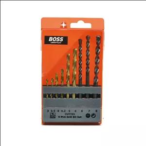 مته باس مدلDrill Bit Set مخصوص چوب ودیوار مجموعه 9 عددی