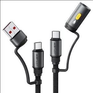 کابل تبدیل USB-C به USB/USB-C ایس فست مدل J6 طول 1.2 متر