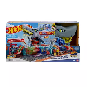 کیت ماشین بازی هات ویلز مدل Ultra Shark Car Wash کد HTN82