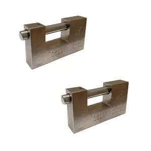 قفل کتابی گلدن لوتوس مدل 100mm بسته 2 عددی
