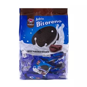 بیسکویت تکی کرم‌دار قهوه آدرین - 320 گرم