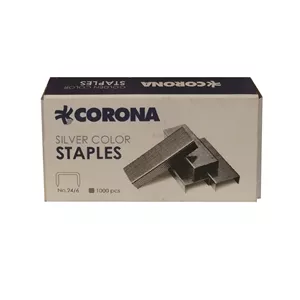 سوزن منگنه کرونا مدل K-0 کد 156276 سایز 24.6 بسته 1000 عددی