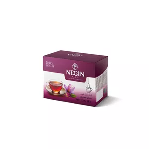 چای زعفرانی کیسه‌ای نگین - 40 گرم بسته ۲۰ عددی 