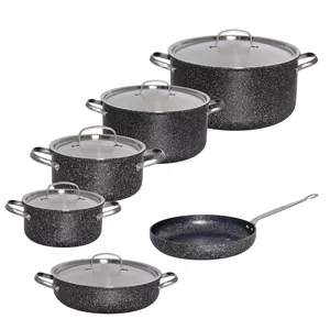 سرویس تابه و قابلمه 11 پارچه کرکماز مدل گلکسی پلاس کد 2685