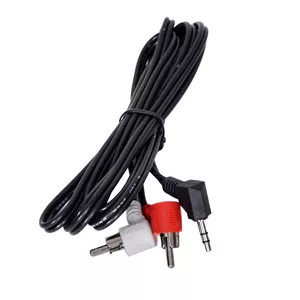 کابل تبدیل جک 3.5 میلی متری به RCA دیتکس مدل سر کج طول 1.5 متر