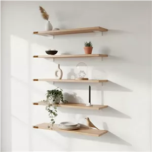 شلف دیواری دیزم مدل SLF_76O54_60 بسته 5 عددی