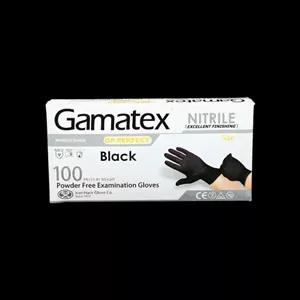 دستکش نیتریل غیر پودری حریر مدل Gamatex  سایز کوچک (S) بسته 1000 عددی