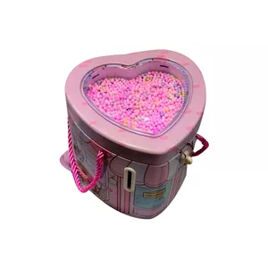 قلک مدل فلزی بند دار طرح قلبی دونه برفی