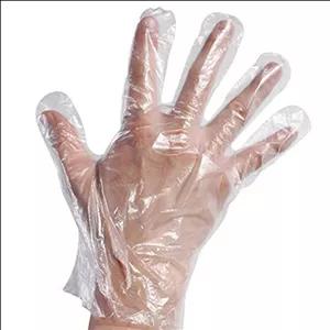 دستکش یکبار مصرف مدل نایلونی کد ۴۵۶۷۸ بسته ۵۰۰ عددی 