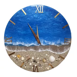 ساعت دیواری طرح ساحل و دریا