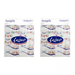 دستمال کاغذی 100 برگ مرحبا مدل اقتصادی 2 بسته 10 عددی