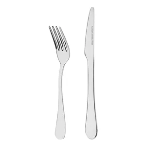 ست کارد و چنگال میوه خوری 12 پارچه صنایع استیل ایران مدل پارما 