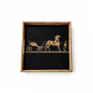 سینی دسته دار مدل آرکا سایز 35*35 سانتی متر