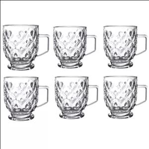 فنجان دلی طرح لوزی کد 25 مجموعه 6 عددی