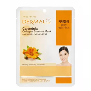 ماسک صورت درمال مدل Calendula مناسب برای پوست های معمولی وزن 23 گرم