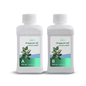 کود مایع فلاح اگر مدل هیدروپونیک حجم 500 میلی لیتر مجموعه 2 عددی
