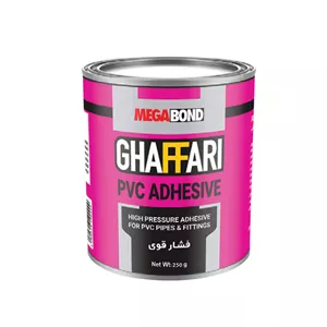 چسب پی وی سی غفاری مدل مگابوند وزن 250 گرم