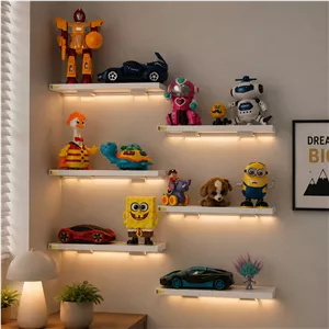 شلف دیواری چوبیکو مدل shelf5015 بسته 6 عددی