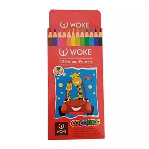 مدادرنگی 12 رنگ ووک طرح زرافه