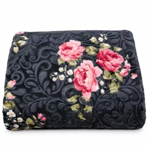 پتو 1نفره شادیلون مدل روشا طرح برجسته گل عروس سایز 140×220 سانتی متر