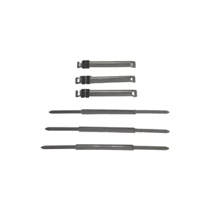 گیره بایگانی پوشه و کاغذ عزیزی کد 100 مدل fastener بسته 50 عددی 