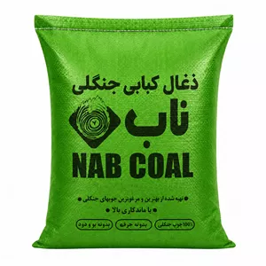 زغال کبابی ناب مدل جنگلی وزن 5 کیلوگرم