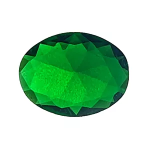 سنگ زینتی زمرد گالری هویار مدل تراش بیضی کد 10/9
