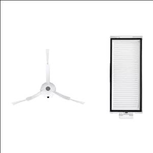 فیلتر و برس کناری جارو رباتیک مدل  Q8 Max مناسب برای جاروبرقی رباتیک روبوراک Roborock Q8 Max Plus مجموعه 2 عددی