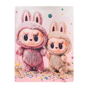 ملحفه کودک آدنو مدل لبوبو کد MC21 سایز 100x150 سانتی متر