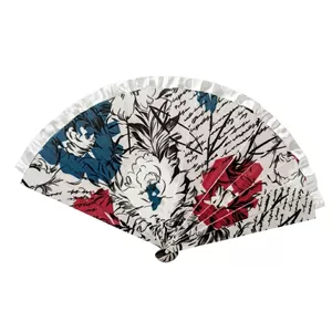 باد بزن مدل باغ گل کد q21